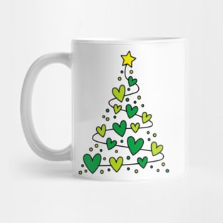 VSCO Girl Christmas Tree from Green Hearts Mug